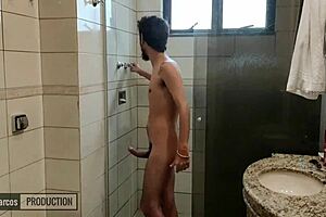 Redhead babe rides dildo in bedroom solo