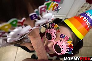 Step aunt and step mom sucking my dick at once