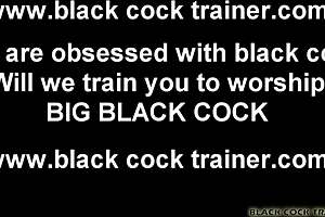 Preparing ass for big black cock in bisexual domination scene