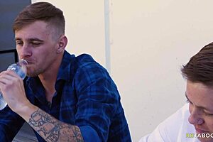 Hey, Chris Blades and Ryan Jordan in Gay Family Reunion 😏