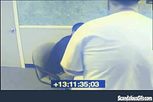 Ebony Babe Sucks Coworker's Cock In Office