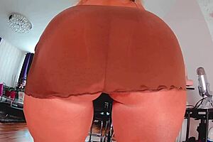 anal plug dildo riding fuck with skirt and ripped clothes