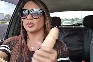 Milf doggystyle oral in public outdoor with toys