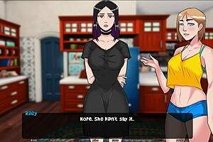 Amateur teen begs for cum shower with big tits and ass