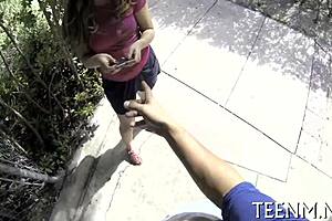 Honey Courtney Loxx Sucks Cock Boldly for Cash