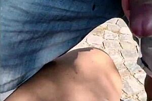 husband takes wife to playground for outdoor fun