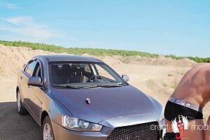 feeling the passion with a naked muscle man outdoors