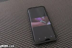 latina milf stepmom grabs my stepson’s huge dick, man i can’t believe it