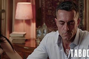 Renato seduces Alyssa Bounty with a blowjob