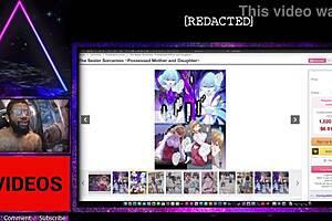 Thicc stepmother and bald pussy stepdaughters fucked in bath manga