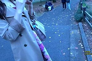 Slutty Asians fuck hard on street!