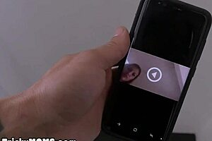 latina milf stepmom grabs my stepson’s huge dick, man i can’t believe it