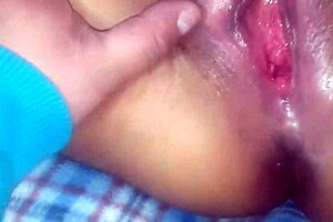 BBW Latina Squirts High in Lingerie with Surprise Cumshot Gift