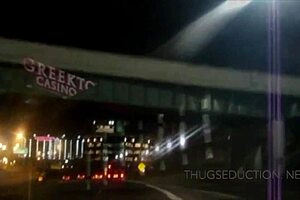 in a private room, we fucked the bottom hard until he came all over