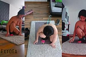 Ultimate Big Booty Latina Workout Naked