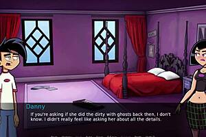 danny phantom hentai: goth girl masturbates in amity park 😏