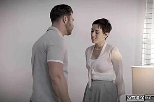 guy fucks milf, wife watching?