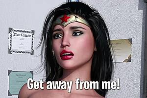 Secret deleted scene from wonder woman comic adventures