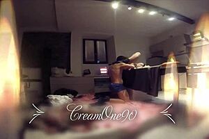 slow licking makes her squirt in his mouth