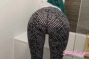 i payed the maid to clean the house naked, but she ended up teasing me with her young body in pov doggystyle.