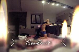 slow licking makes her squirt in his mouth