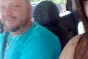 Mary's Wife Exhibits in Car on Sao Paulo Streets