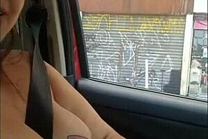Mary's Wife Exhibits in Car on Sao Paulo Streets