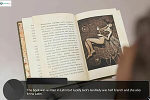 In the spellbook, a bratty teen gets caught masturbating