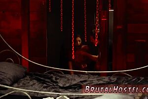 Amateur teen gymnast performs acrobatic webcam show