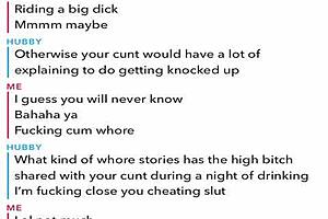 sexting my husband while cuckolding on snap