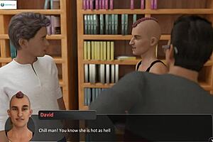 In the spellbook, a bratty teen gets caught masturbating