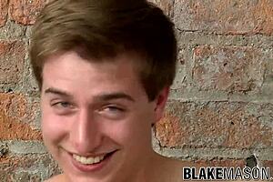 Look At This Young Stud Stroking His Huge Trimmed Cock Until He Explodes!