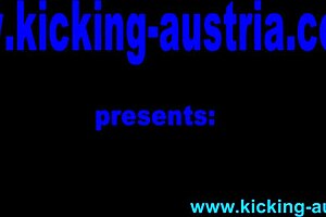 Mistress dominates with brutal ball kicking 😈