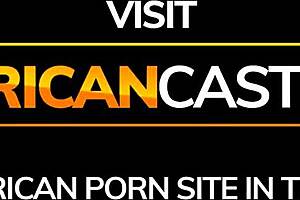 Ebony Queen Deepthroats Massive White Cock During Fake Casting