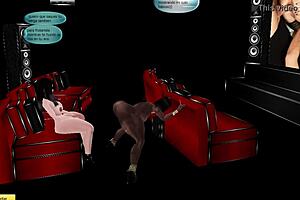 Fun with my sister at the cinema