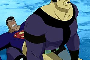 i'm mongul ridin superman's big coc in dis gay hentai, oh yeh!