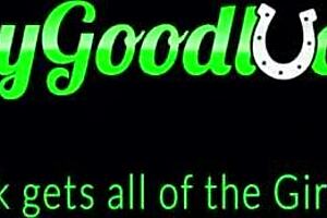 Johnnygoodluck and beautiful Daya Knight RIDES cock in threesome