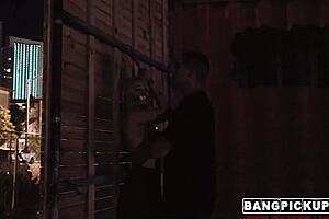 teen goldie gets slammed hard on the street