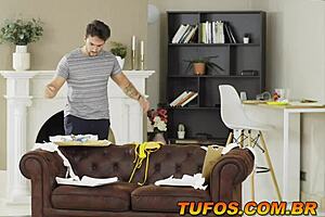 Sozinha at Home Playing the Naughty Maid