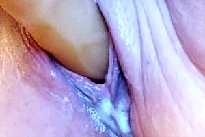 Creamy bathtub solo dildoing session with toys in the pool.