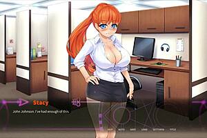 Give An Imp A Chance Femdom Hentai Game Pornplay Ep 12 Rough Fucking My Coworker At Work