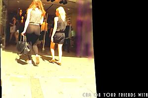 Look at that hot bubble ass in public yoga!