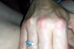 Big cock slides into hot wet pussy.