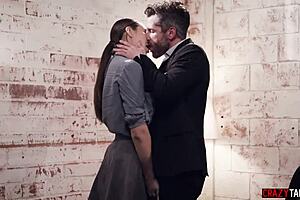 Horny couple enjoys safe sex with Lola Fae 😍