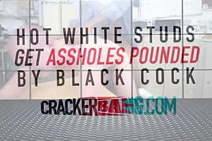 bareback interracial gay rough sex with horny russian agent in casting interview