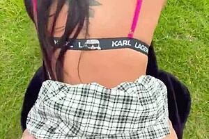 i recorded my girlfreind fucking me outdoos in the park, it wass so hot