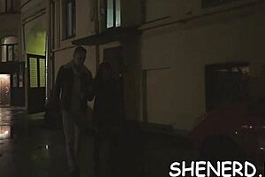 Teen Nerd In Glasses Enjoys Rough Hardcore Sex With Mature Amateur