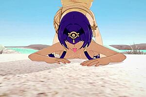Genshin Impact Candace guides Aether through wild fucking in Sumeru desert