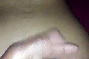 ebony wife bent over in doggystyle, ass shaking black contrast