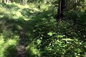 hey, wanna see a lucky park walk turn into pov sex?